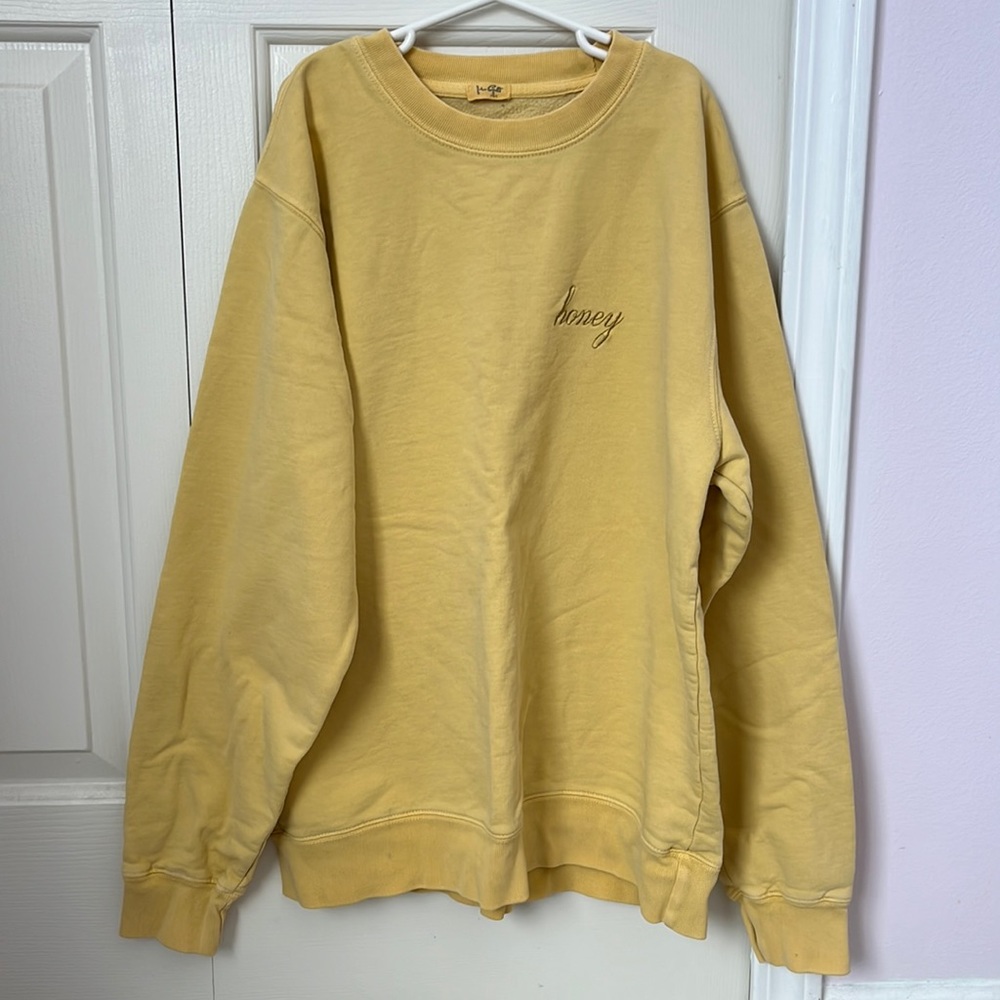 Brandy Melville Oversized Honey Crewneck